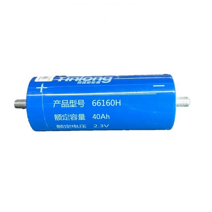 66160 Yinlong lto Lithium Titanate Battery 40ah 2.3v For Solar Light