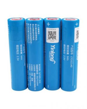 High Discharge YinLong Titanate Lithium Battery Cell 2.3V 9Ah LTO 32140