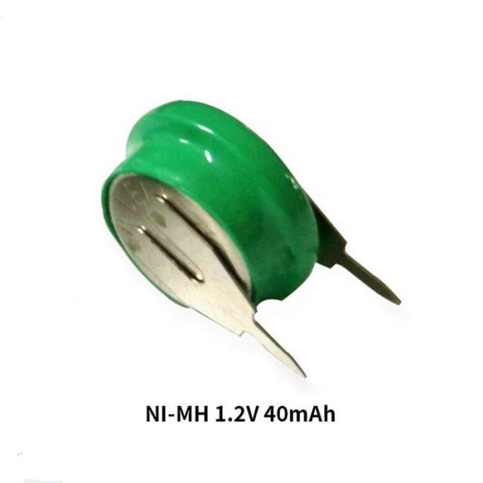 NI-MH Battery 40mah Rechargeable Button Cell