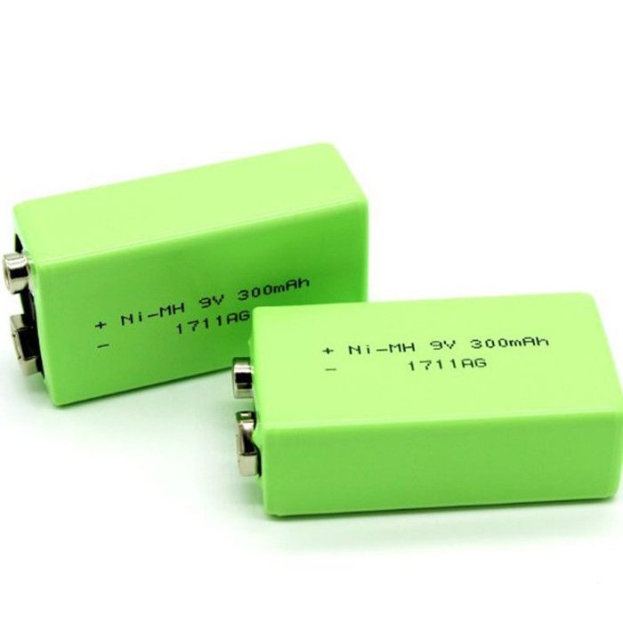 9v Square Ni-MH Battery For Wireless Microphone