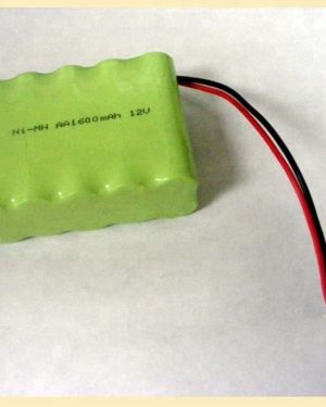 Small 12V AA 1200mAh NiMH Rechargeable Battery