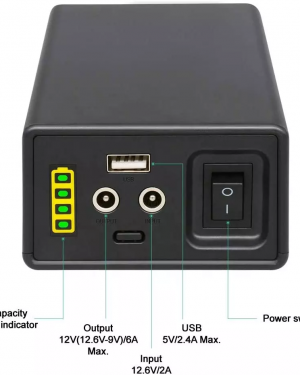 Rechargeable Lithium Ion DC Power Supply Battery Charger For CPAP