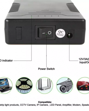 Rechargeable 12V Li-Ion  Camera Battery