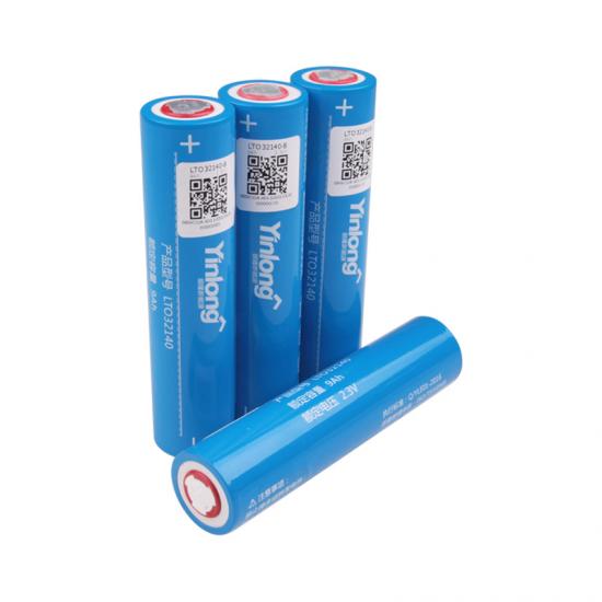 High Discharge YinLong Titanate Lithium Battery Cell 2.3V 9Ah LTO 32140