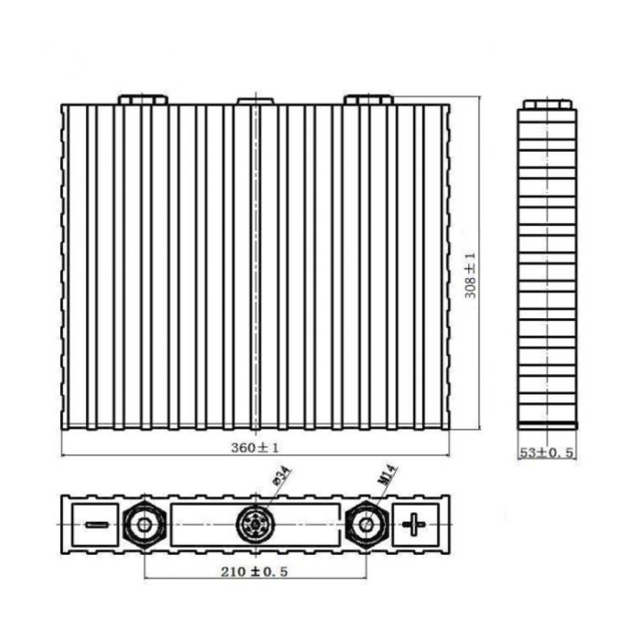 Sinopoly LiFePO4 300Ah Battery