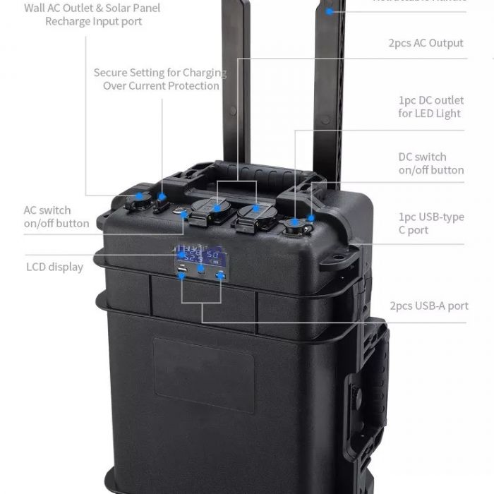 Lithium Battery Portable Power Supply Bank Home Generator