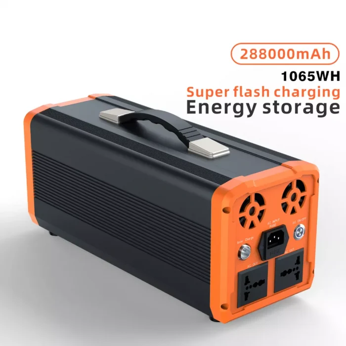 1000W High Capacity 288000mAh Type C PD 65W Portable AC 110V 220V Power Station